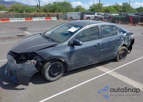 2016 Toyota Corolla Le from USA, damaged, VIN 5YFBURHE0GP444416